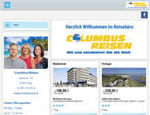 Tablet Screenshot of ac-columbusreisen.de